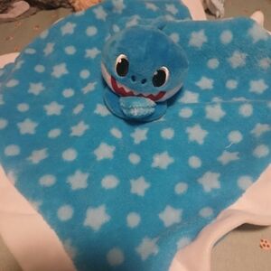 Blue Shark Stuffed Animal Blanket